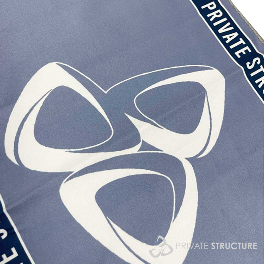 Private Structure Gym Towel ブルー 小売希望価格¥3,460 - PRIVATE STRUCTURE- PRIVATE STRUCTURE( プライベートストラクチャー)日本公式サイト - ビーチタオル