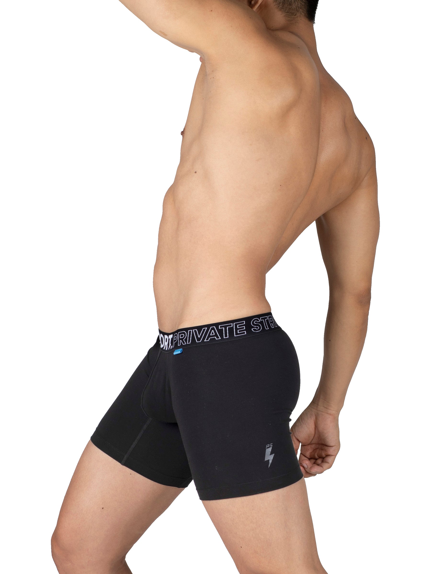 【PS Sports】ミッドウエストボクサー2枚セット ダークグレー&ブラック 希望小売価格¥5,720 - PRIVATE STRUCTURE- PRIVATE STRUCTURE( プライベートストラクチャー)日本公式サイト - ジョギングウェア