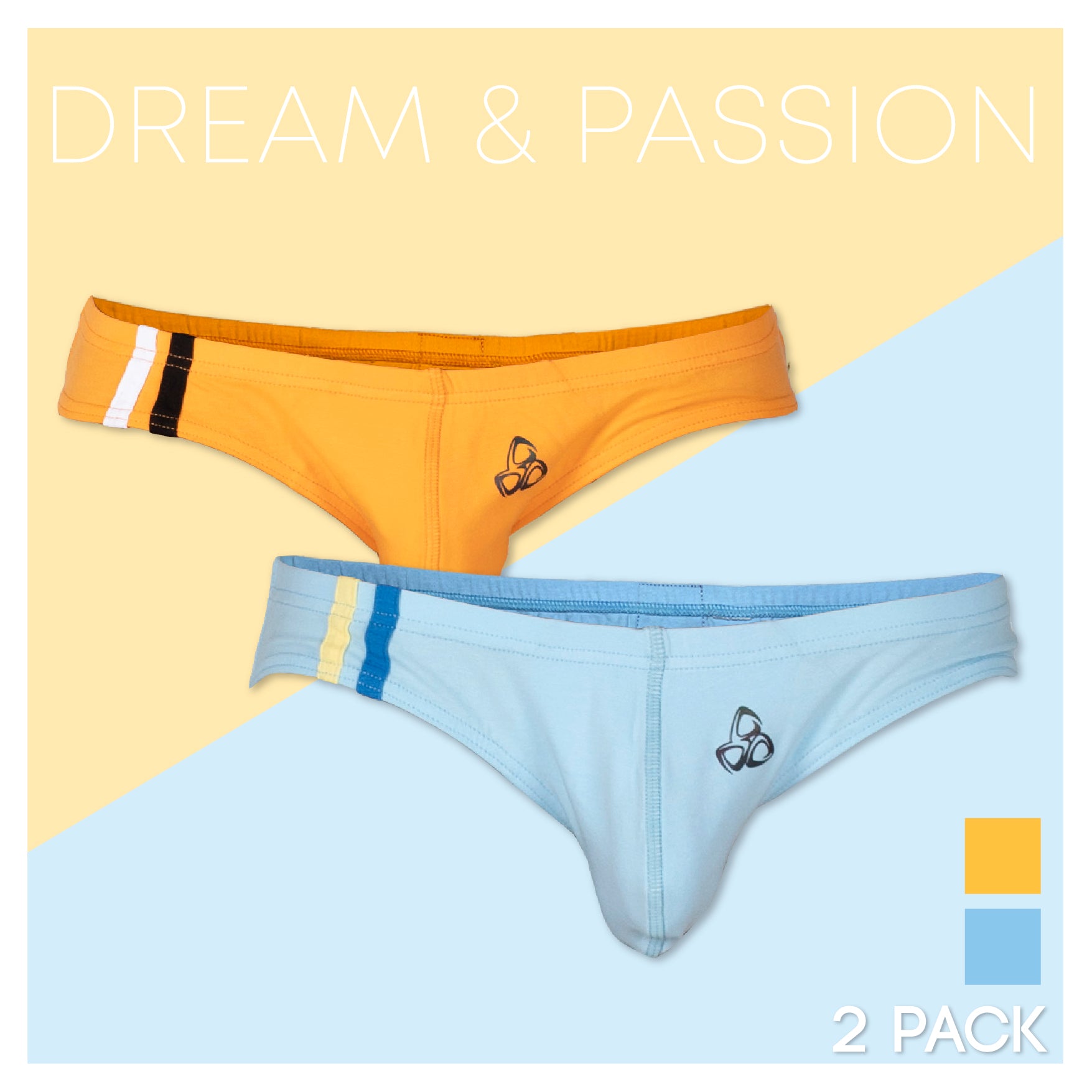 【PRD】ブリーフ2枚セット ドリームブルー&タンジェリンオレンジ - PRIVATE STRUCTURE( プライベートストラクチャー)日本公式サイト - ブリーフ- Private Structure