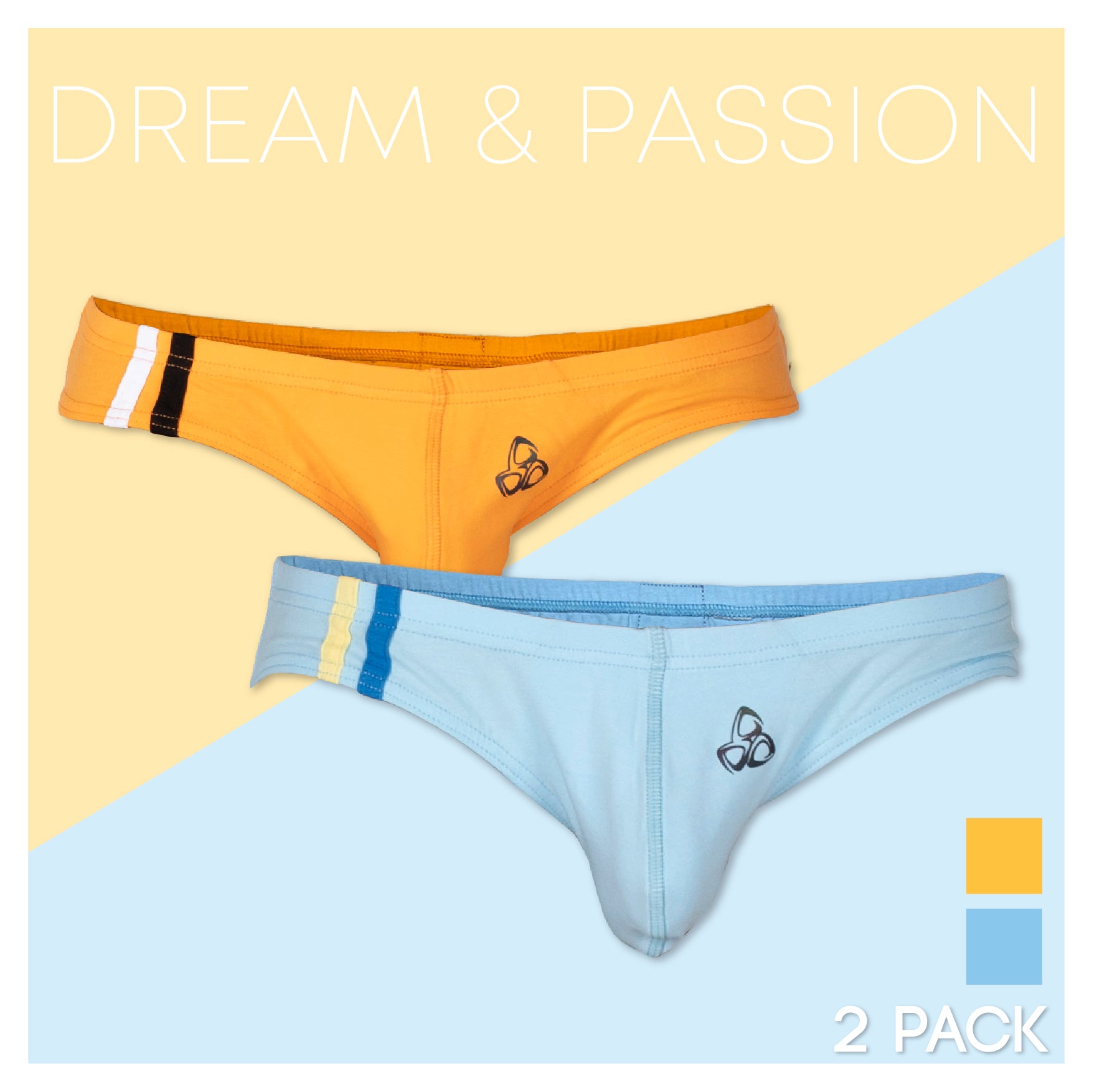 【PRD】ブリーフ2枚セット ドリームブルー&タンジェリンオレンジ - PRIVATE STRUCTURE( プライベートストラクチャー)日本公式サイト - ブリーフ- Private Structure