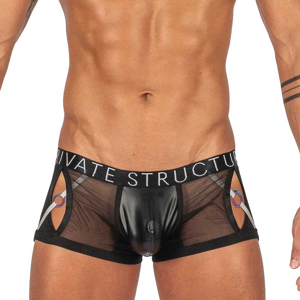 [Alpha] Low-rise boxer shorts LCUT4415-Shades of Black Hlister Trunk